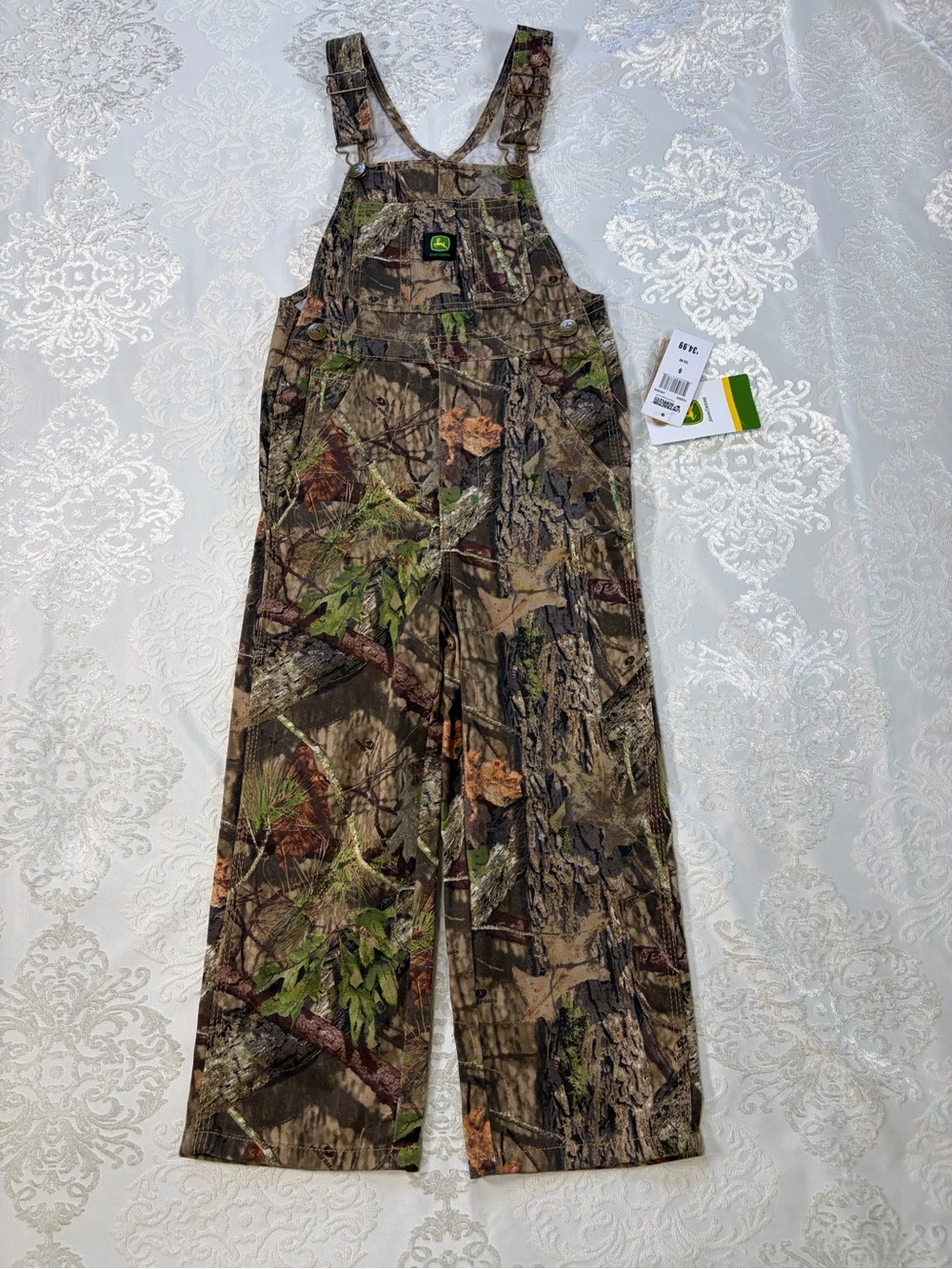 Mossy Oak John Deere Boys Overalls Size 6